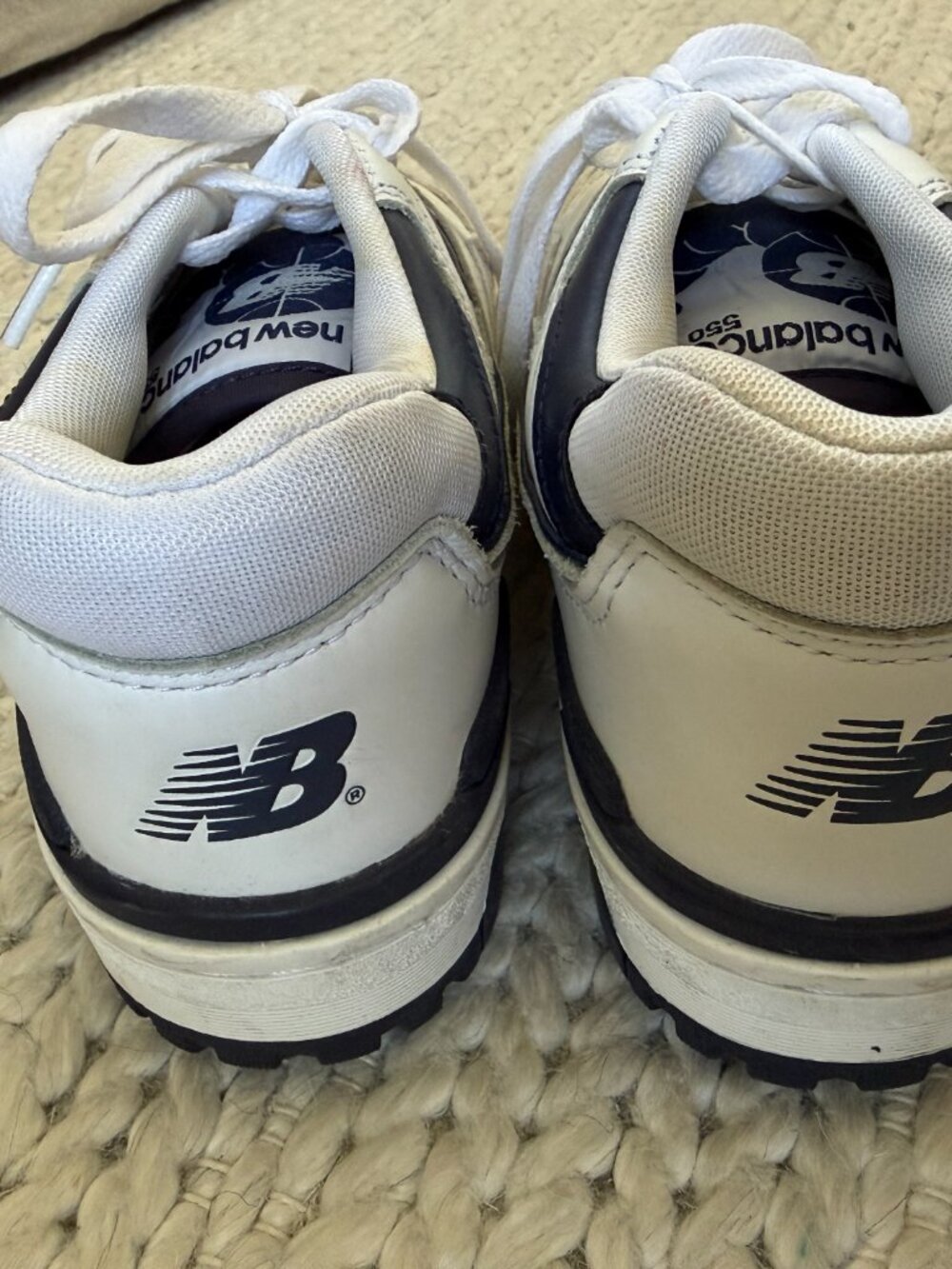 New Balance 550 sneakers White Navy EU 36, UK 3.5, US Women's Size 5.5 - Picture 5 of 6